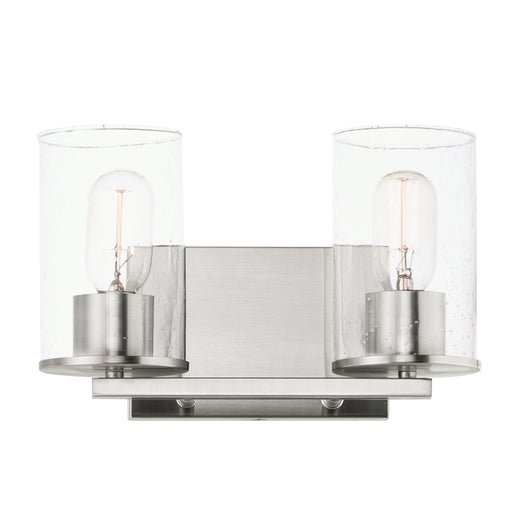 Maxim 11842CDSN Sleek 2 Light Bath Vanity | Satin Nickel