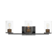 Maxim 11843CDABBK Sleek 3 Light Bath Vanity | Antique Brass / Black