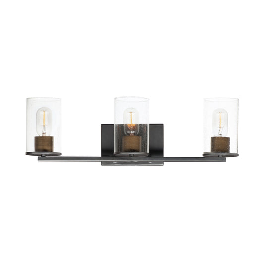 Maxim 11843CDABBK Sleek 3 Light Bath Vanity | Antique Brass / Black