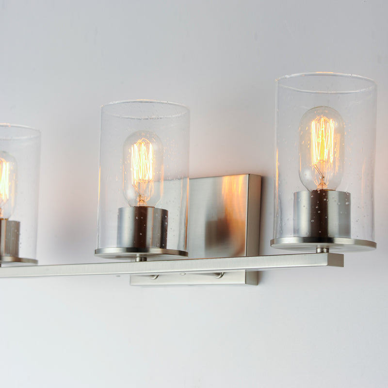 Maxim 11843CDSN Sleek 3 Light Bath Vanity | Satin Nickel