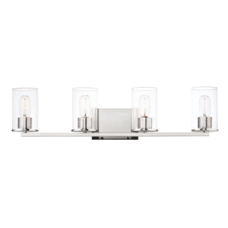 Maxim 11844CDSN Sleek 4 Light Bath Vanity | Satin Nickel