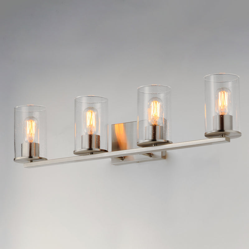 Maxim 11844CDSN Sleek 4 Light Bath Vanity | Satin Nickel