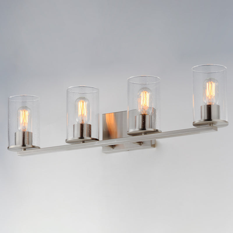 Maxim 11844CDSN Sleek 4 Light Bath Vanity | Satin Nickel