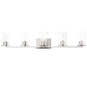 Maxim 11845CDSN Sleek 5 Light Bath Vanity | Satin Nickel