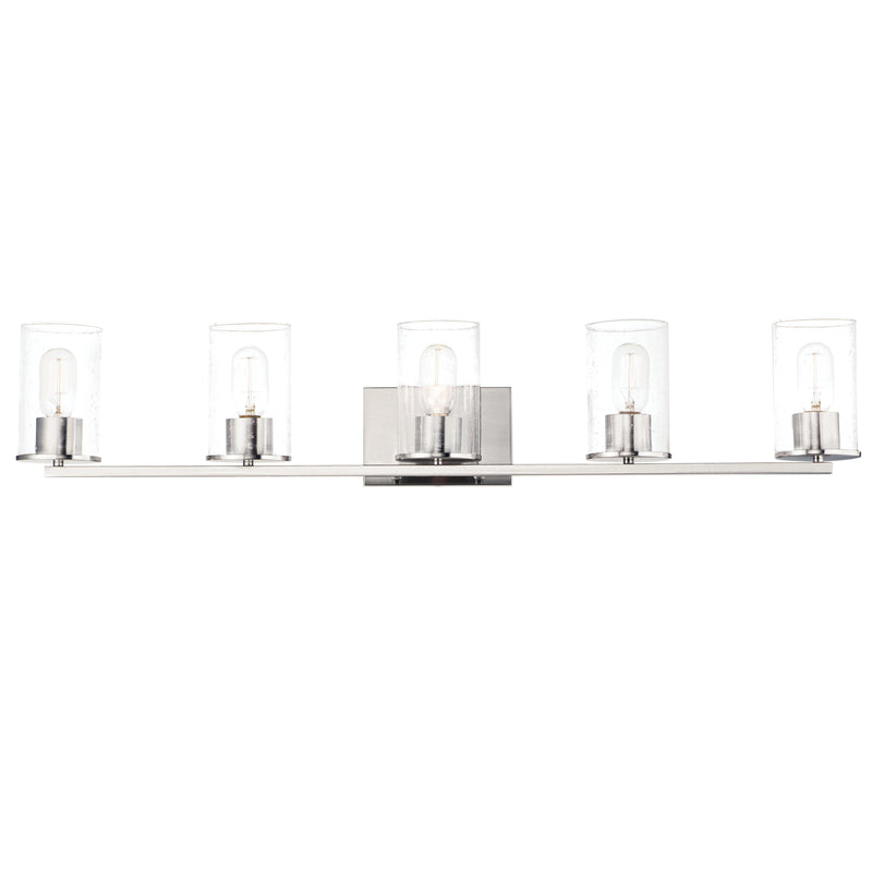 Maxim 11845CDSN Sleek 5 Light Bath Vanity | Satin Nickel