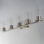Maxim 11845CDSN Sleek 5 Light Bath Vanity | Satin Nickel
