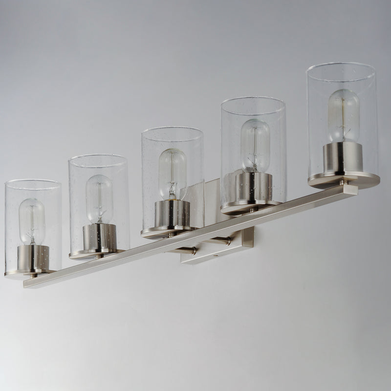 Maxim 11845CDSN Sleek 5 Light Bath Vanity | Satin Nickel