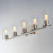 Maxim 11845CDSN Sleek 5 Light Bath Vanity | Satin Nickel