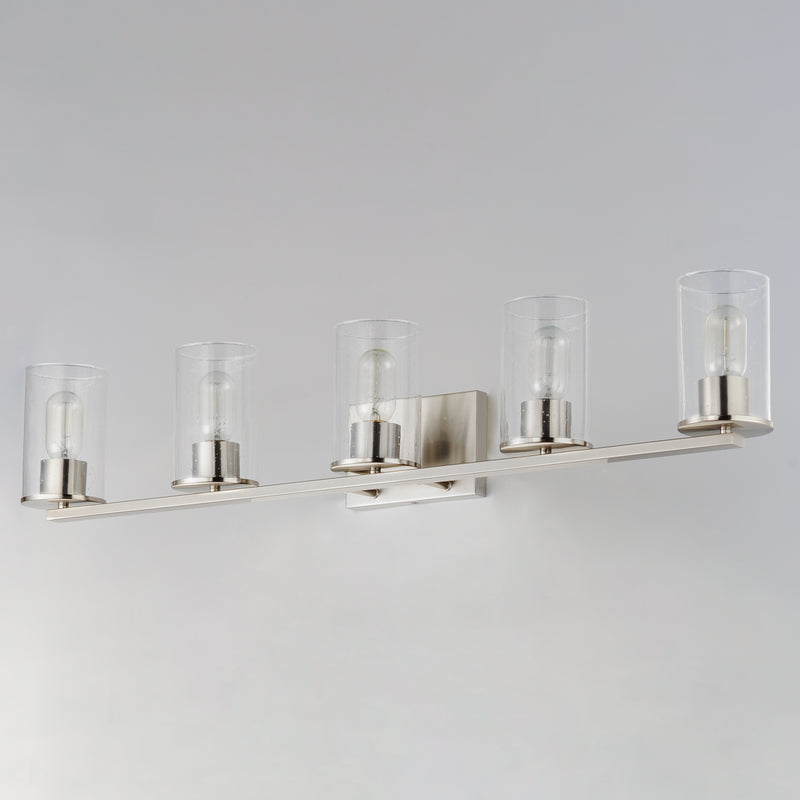Maxim 11845CDSN Sleek 5 Light Bath Vanity | Satin Nickel
