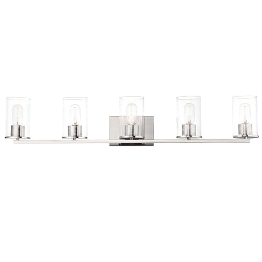 Maxim 11845CDSN Sleek 5 Light Bath Vanity | Satin Nickel