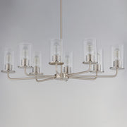 Maxim 11848CDSN Sleek 8 Light Chandelier | Satin Nickel