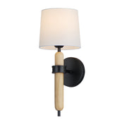 Maxim 11861OFNWD Bozeman 1 Light Sconce | Natural Wood
