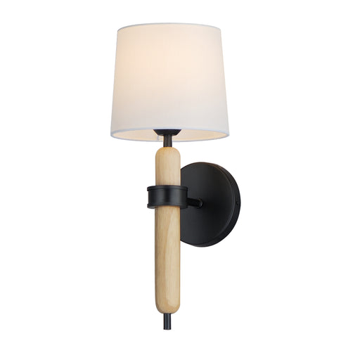 Maxim 11861OFNWD Bozeman 1 Light Sconce | Natural Wood