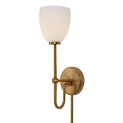 Uttermost Trophy 1 Light Brass Sconce - ALCOVE LIGHTING