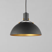 Maxim 12042ABBK Dawn 12.5" Pendant | Antique Brass / Black