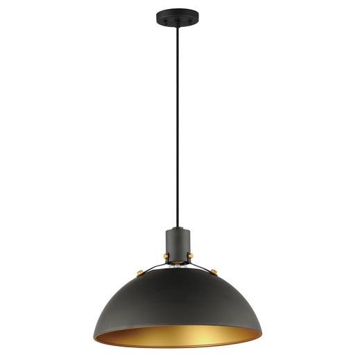 Maxim 12048ABBK Dawn 20" Pendant | Antique Brass / Black