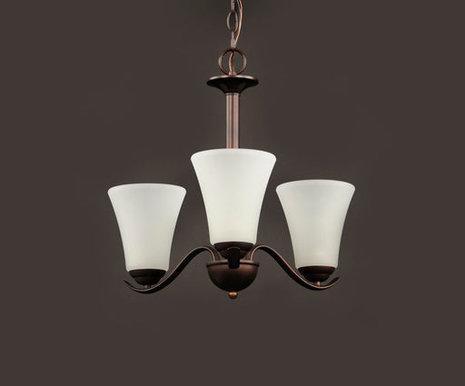 Maxim 12073FTOI Vital 3 Light Chandelier | Oil Rubbed Bronze