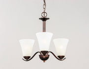Maxim 12073FTOI Vital 3 Light Chandelier | Oil Rubbed Bronze