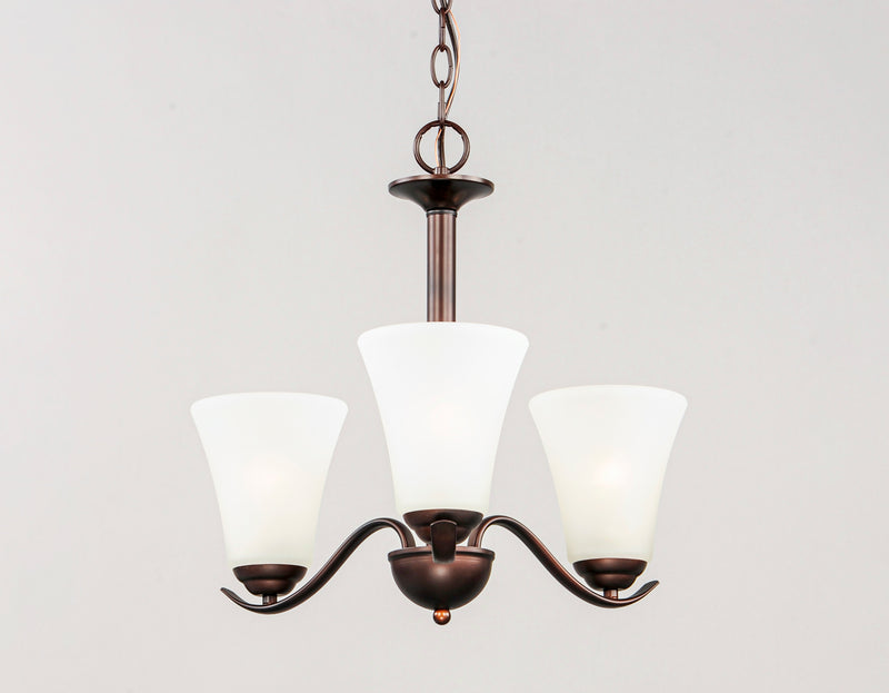 Maxim 12073FTOI Vital 3 Light Chandelier | Oil Rubbed Bronze