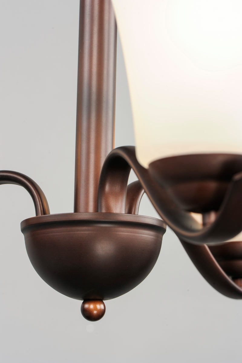 Maxim 12073FTOI Vital 3 Light Chandelier | Oil Rubbed Bronze