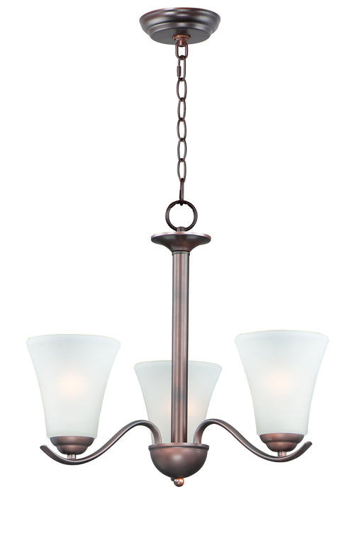 Maxim 12073FTOI Vital 3 Light Chandelier | Oil Rubbed Bronze