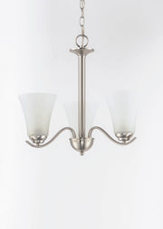 Maxim 12073FTSN Vital 3 Light Chandelier | Satin Nickel