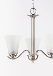 Maxim 12073FTSN Vital 3 Light Chandelier | Satin Nickel