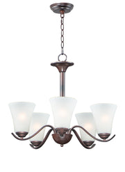 Maxim 12075FTOI Vital 5 Light Chandelier | Oil Rubbed Bronze