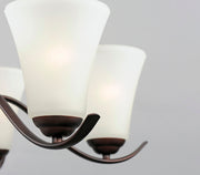 Maxim 12075FTOI Vital 5 Light Chandelier | Oil Rubbed Bronze