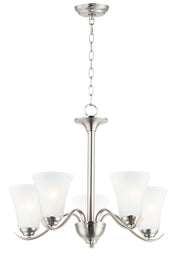 Maxim 12075FTSN Vital 5 Light Chandelier | Satin Nickel