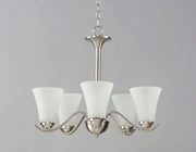 Maxim 12075FTSN Vital 5 Light Chandelier | Satin Nickel