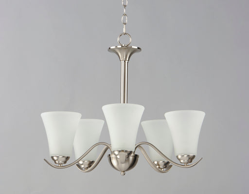 Maxim 12075FTSN Vital 5 Light Chandelier | Satin Nickel