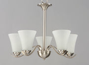 Maxim 12075FTSN Vital 5 Light Chandelier | Satin Nickel