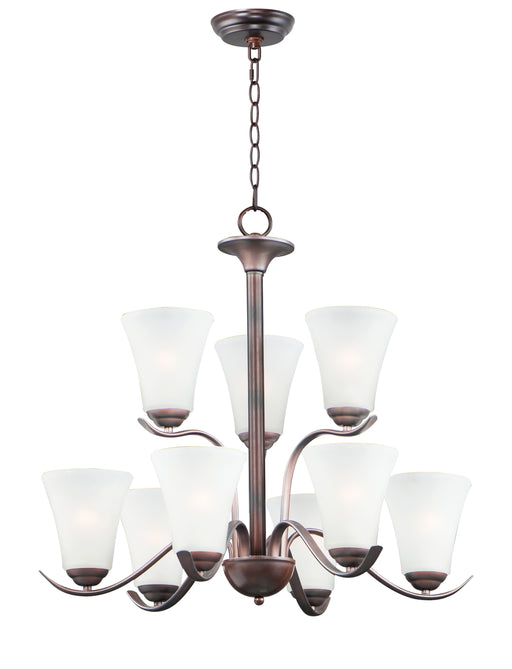 Maxim 12076FTOI Vital 9 Light Chandelier | Oil Rubbed Bronze