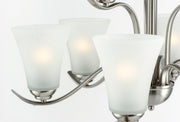 Maxim 12076FTSN Vital 9 Light Chandelier | Satin Nickel
