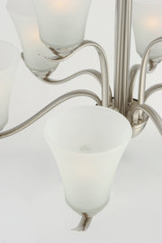 Maxim 12076FTSN Vital 9 Light Chandelier | Satin Nickel