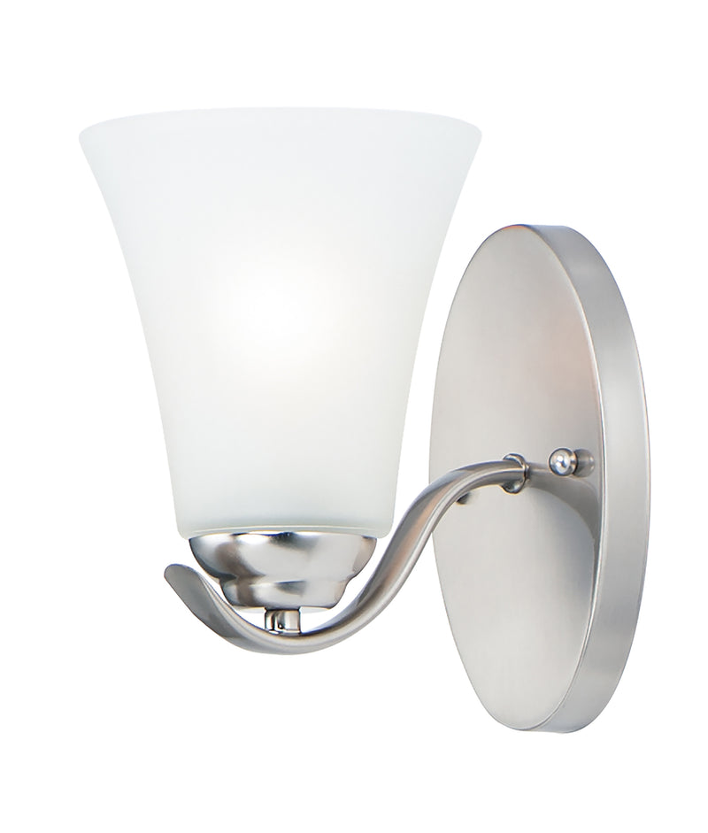 Maxim 12081FTSN Vital 1 Light Wall Sconce | Satin Nickel