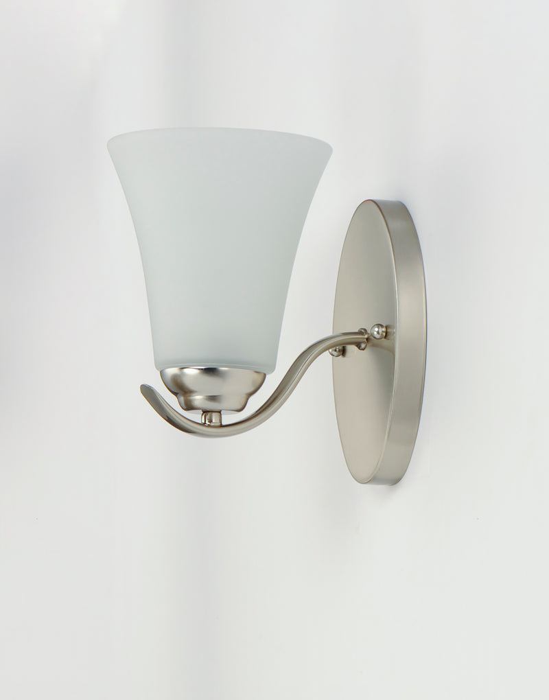 Maxim 12081FTSN Vital 1 Light Wall Sconce | Satin Nickel
