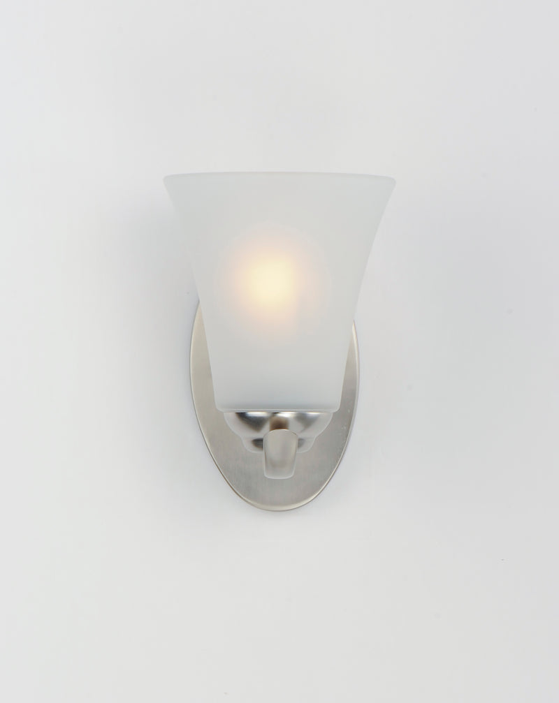 Maxim 12081FTSN Vital 1 Light Wall Sconce | Satin Nickel