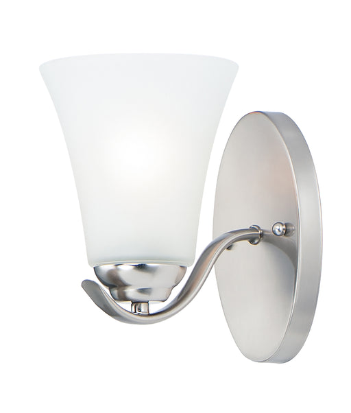Maxim 12081FTSN Vital 1 Light Wall Sconce | Satin Nickel