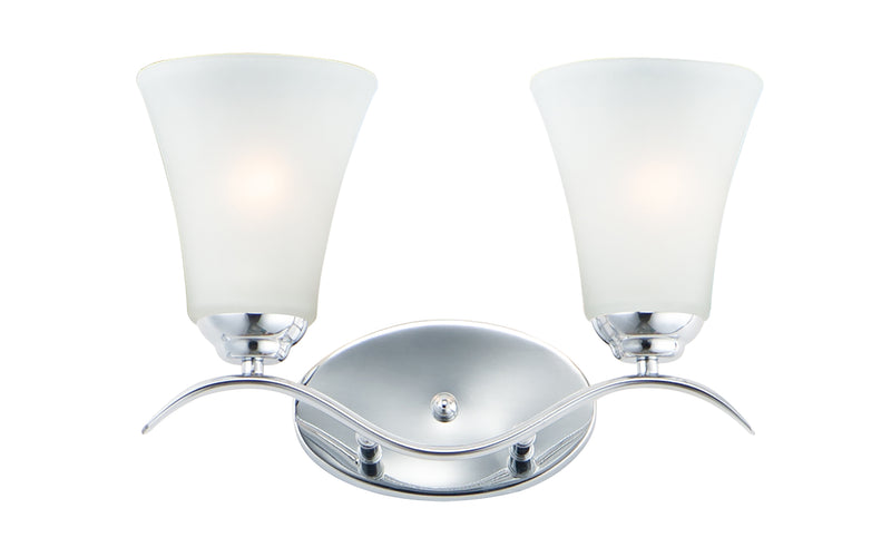Maxim 12082FTPC Vital 2 Light Bath Vanity | Polished Chrome