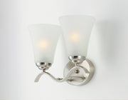 Maxim 12082FTSN Vital 2 Light Bath Vanity | Satin Nickel