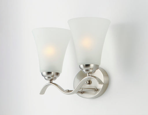 Maxim 12082FTSN Vital 2 Light Bath Vanity | Satin Nickel