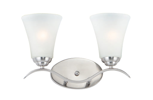 Maxim 12082FTSN Vital 2 Light Bath Vanity | Satin Nickel