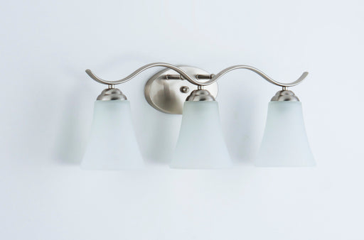 Maxim 12083FTSN Vital 3 Light Bath Vanity | Satin Nickel