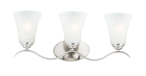 Maxim 12083FTSN Vital 3 Light Bath Vanity | Satin Nickel