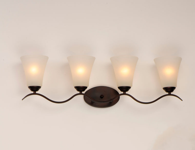 Maxim 12084FTOI Vital 4 Light Bath Vanity | Oil Rubbed Bronze