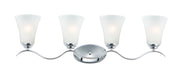 Maxim 12084FTPC Vital 4 Light Bath Vanity | Polished Chrome