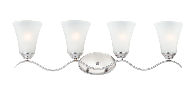 Maxim 12084FTSN Vital 4 Light Bath Vanity | Satin Nickel
