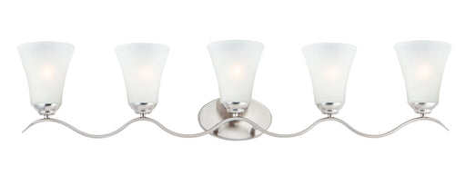Maxim 12085FTSN Vital 5 Light Bath Vanity | Satin Nickel